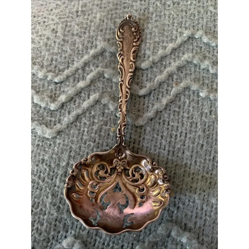 Whiting Sterling Silver 925 Bon Bon Spoon 1905 Lily Of The Valley 5